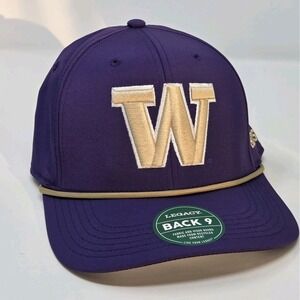 NEW‎ Washington Huskies Cap Hat Purple Adjustable Strap Legacy
